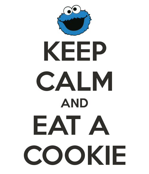 keep calm cookie